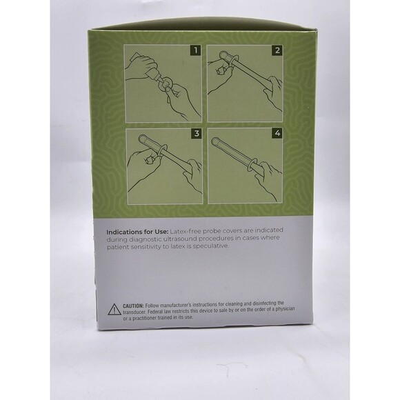 Sheathes Ultrasound Probe Covers - Bi Directional Rolled - Non Latex 40ct - Picture 4 of 7